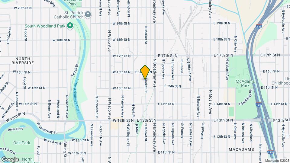 1625 N Market St Map and Location Details