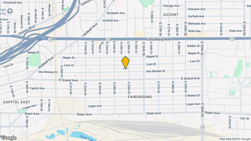 2438 Des Moines St Map and Location Details