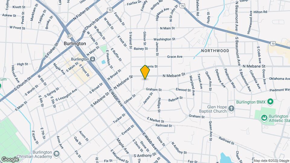 516 Gilmer St Map and Location Details