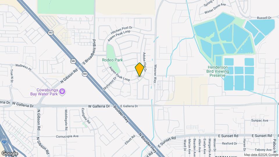 881 Adobe Flat Dr Map and Location Details