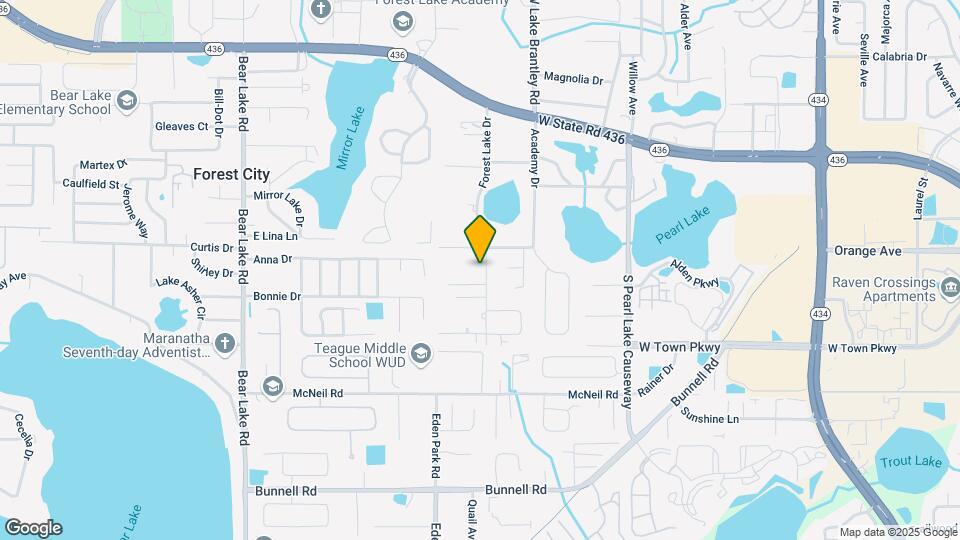 550 Forest Lake Dr Map and Location Details