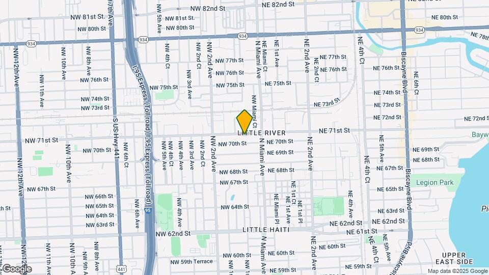 84 NW 71st St Map and Location Details