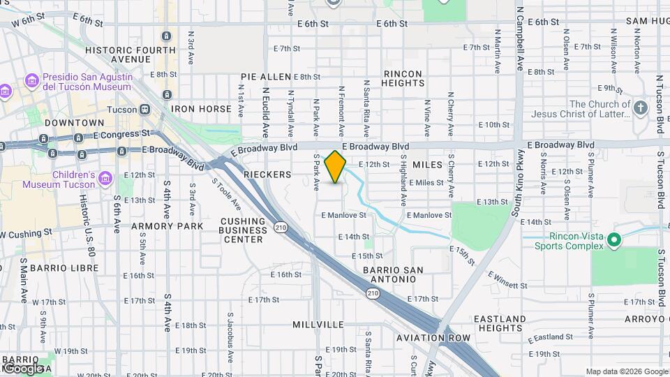 1060 E Miles St Map and Location Details