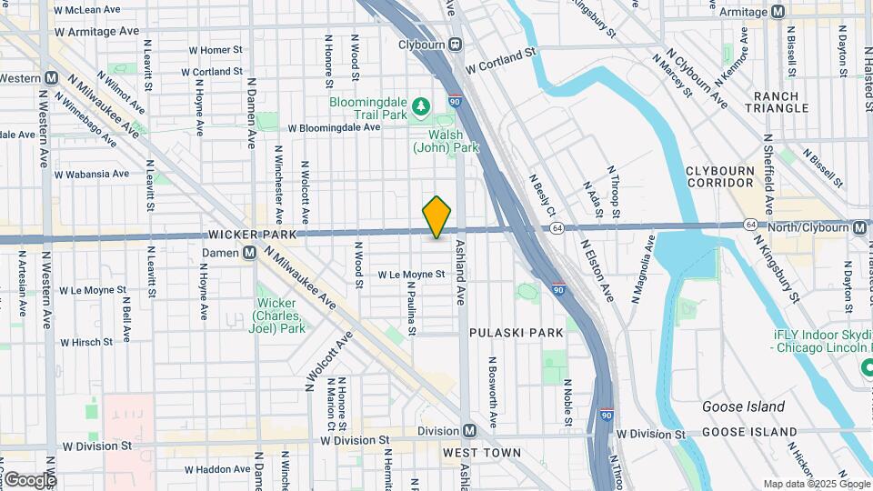 1630 W Pierce Ave, Unit 1 Map and Location Details