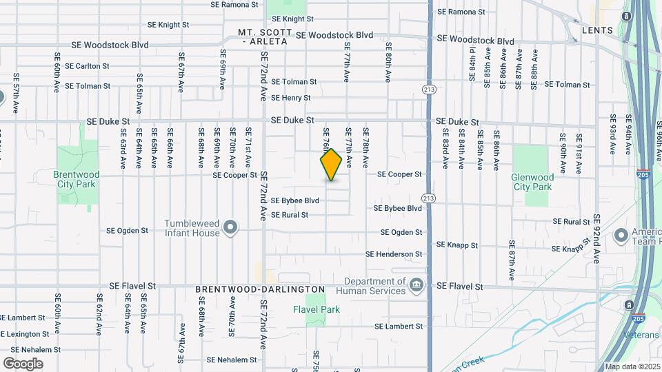 6836 SE 76th Ave Mapa y Detalles de la Ubicación
