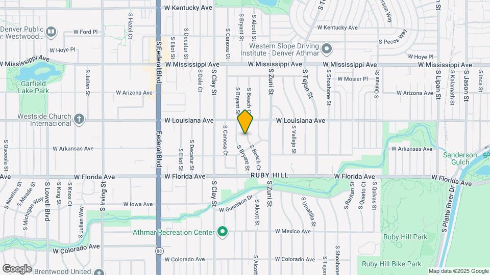 1367 S Beach Ct Mapa y Detalles de la Ubicación