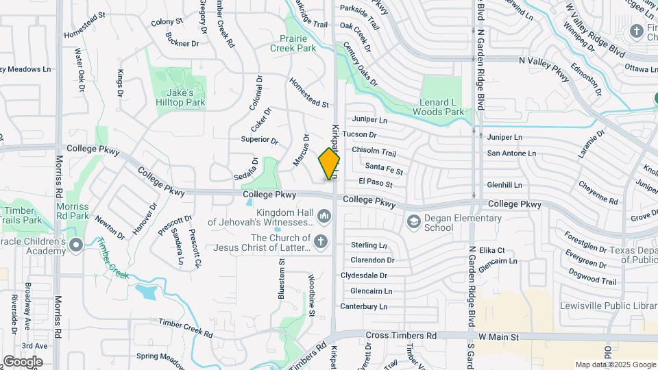 1128 Prospect Dr Map and Location Details