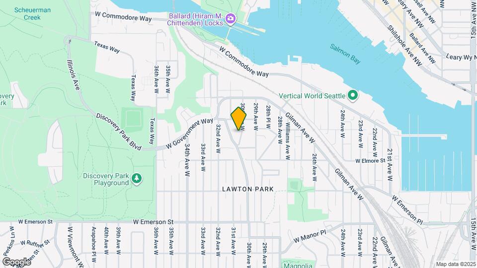 4327 30th Ave W Map and Location Details