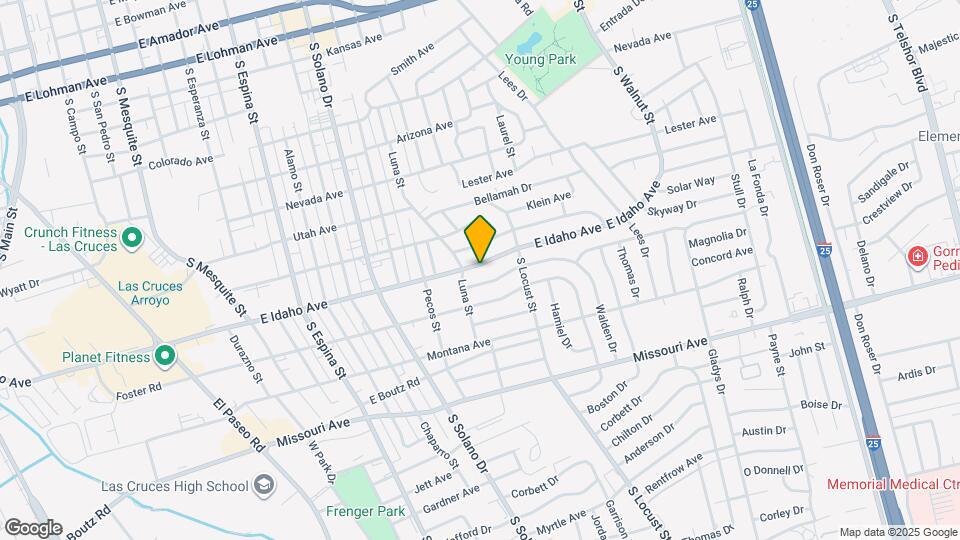 1708 E Idaho Ave Map and Location Details