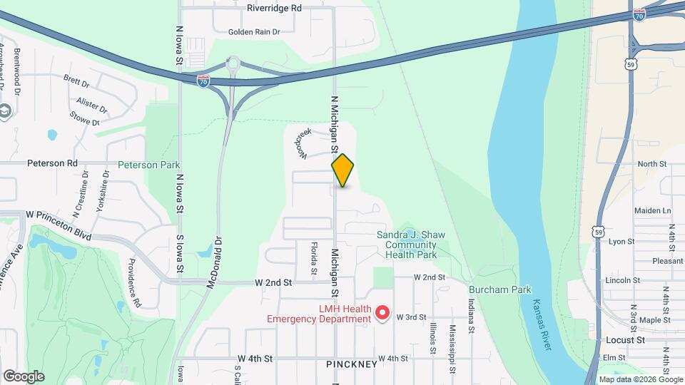 1405 George Ct Map and Location Details