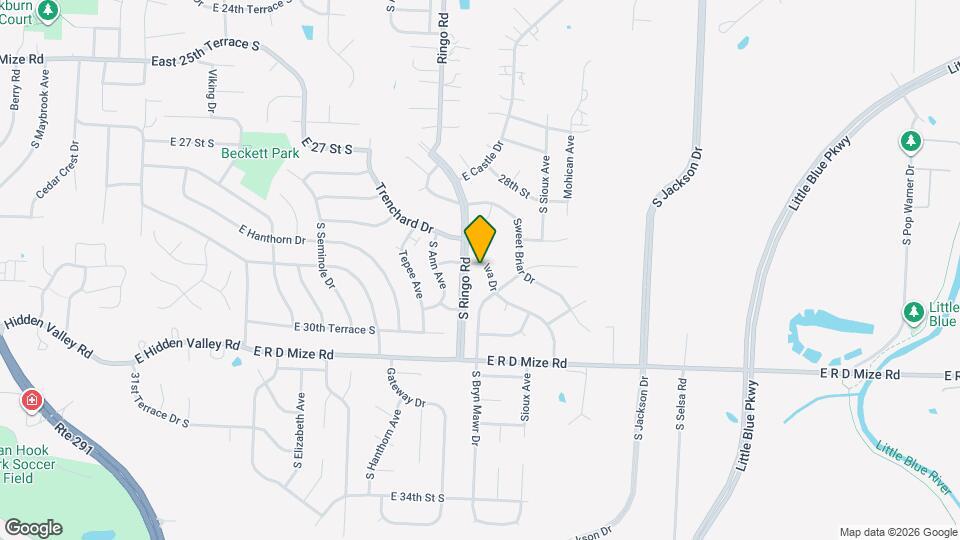 2916 Iva Dr Mapa y Detalles de la Ubicación