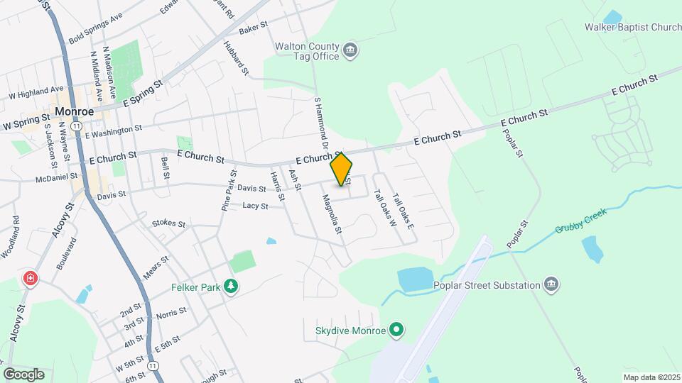 1008 Davis St Map and Location Details