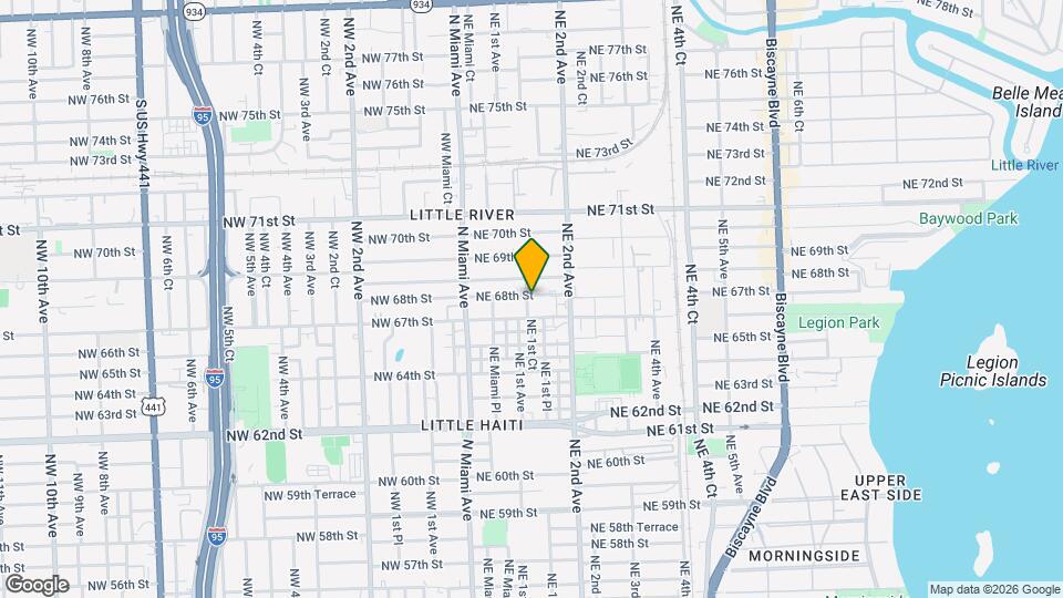 6773 NE 1st Ct Map and Location Details