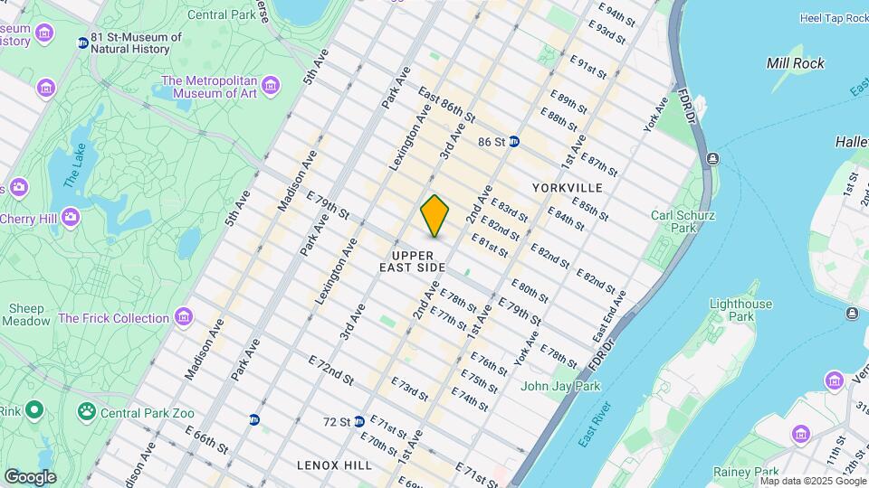 230 E 80th St Map and Location Details