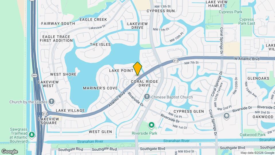 11643 W Atlantic Blvd, Unit 1101 Map and Location Details