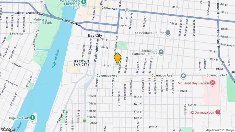 609 11th St Map and Location Details