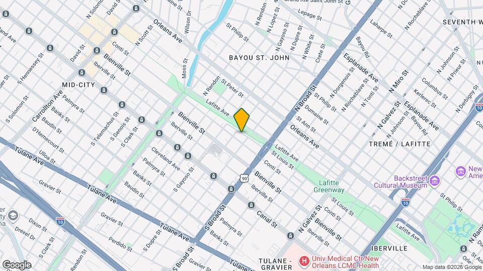 2821-2821 Conti St Map and Location Details