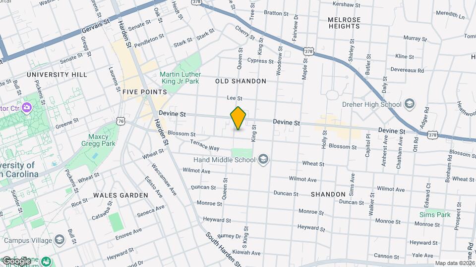 2505 Blossom St Map and Location Details