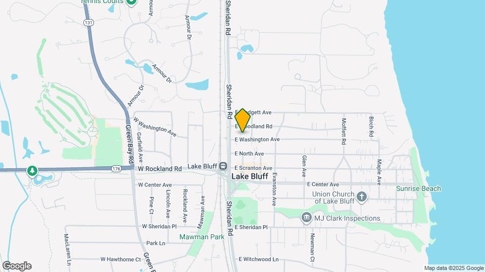 24 E Washington Ave Map and Location Details