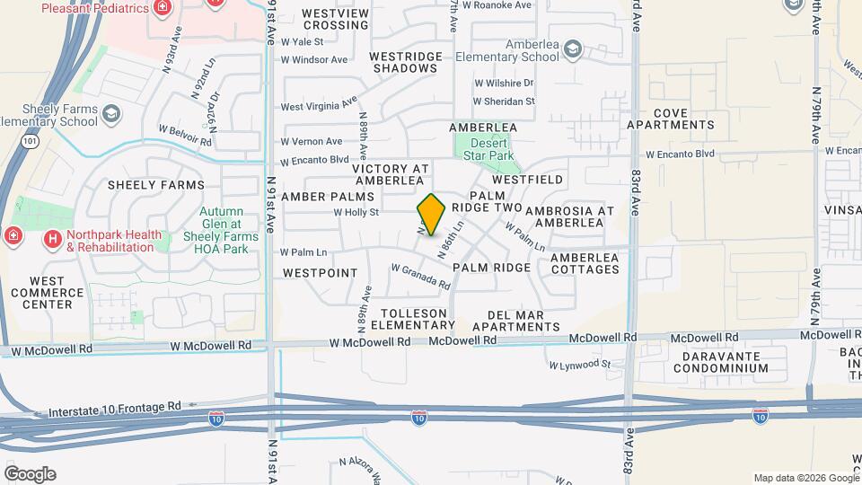 8668 W Hubbell St Mapa y Detalles de la Ubicación