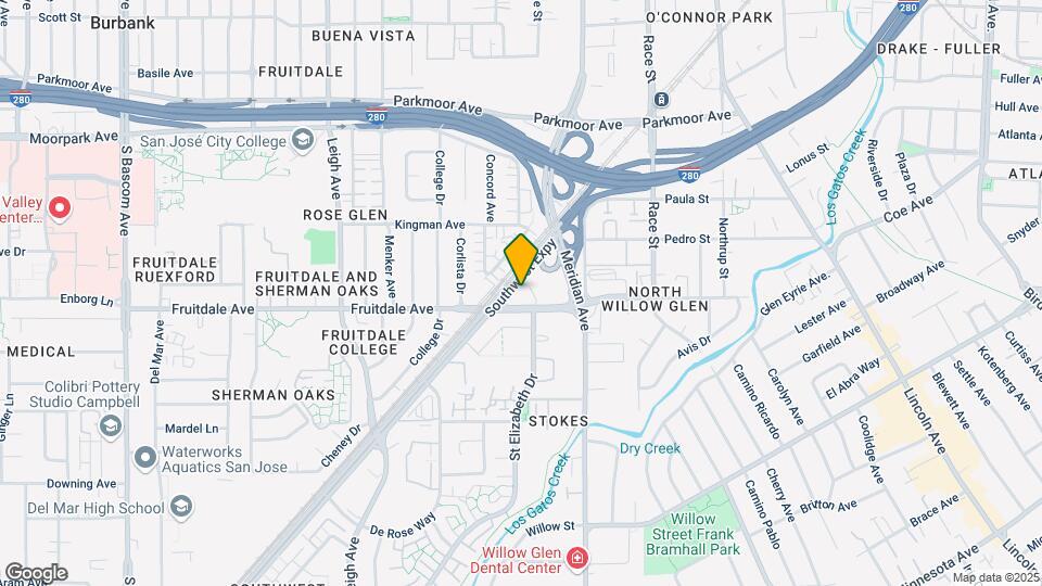 1445 Fruitdale Ave, Unit 405 Map and Location Details