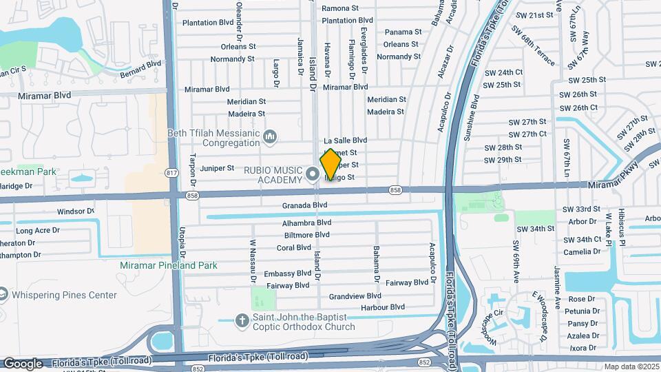 7667 Miramar Pkwy Map and Location Details