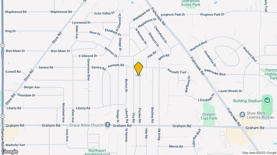 4168 Pardee Rd Map and Location Details