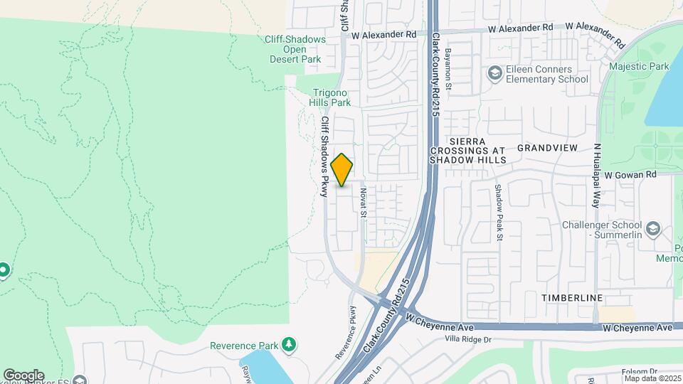 3540 Cactus Shadow St Map and Location Details