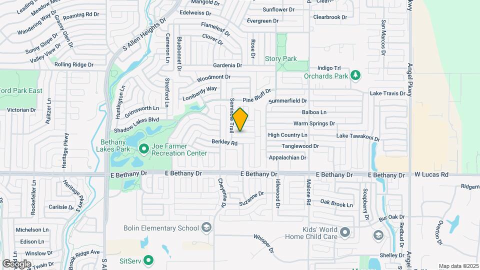 1434 Yosemite Dr Map and Location Details