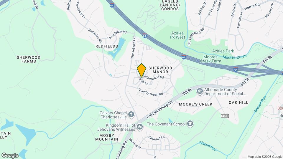 1262 Villa Ln-Unit -F Map and Location Details