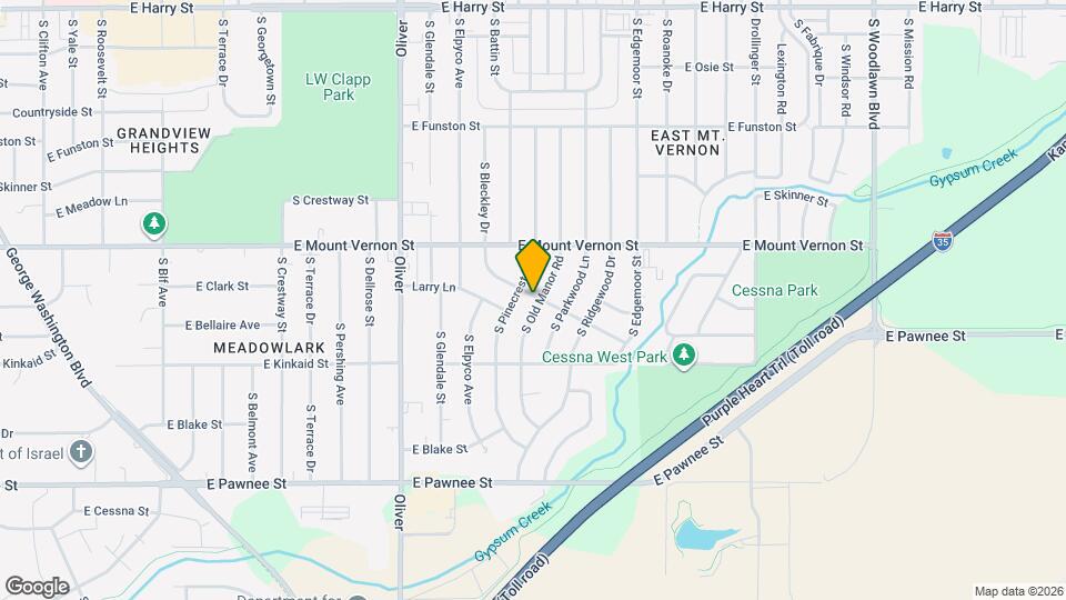 2103-2103 S Old Manor Rd Map and Location Details