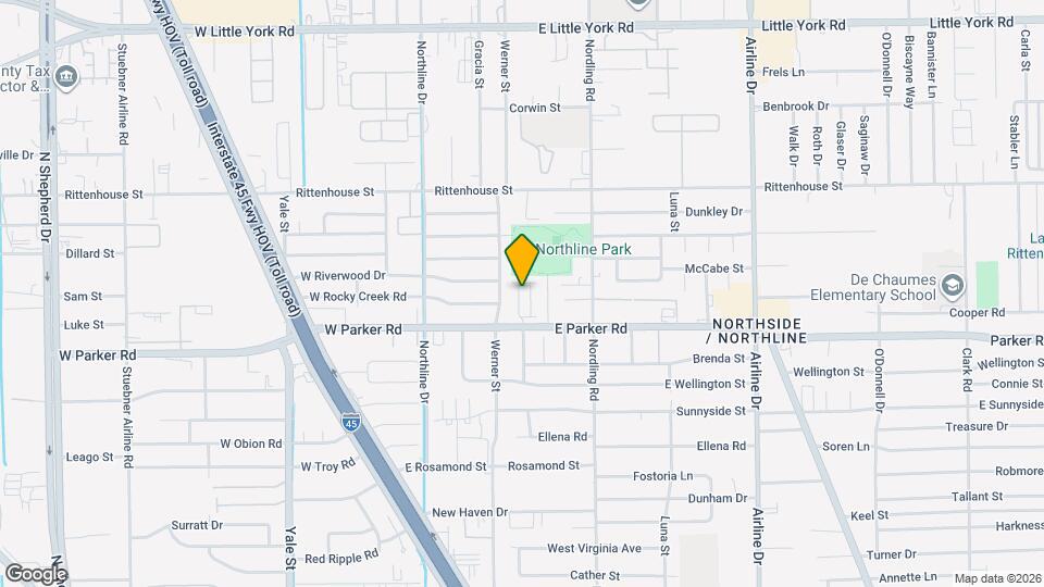 6722 Parker Oaks Ln Mapa y Detalles de la Ubicación