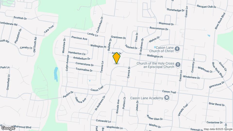 1636 St Andrews Dr Map and Location Details