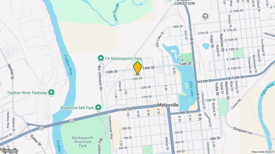 723 13th St Map and Location Details