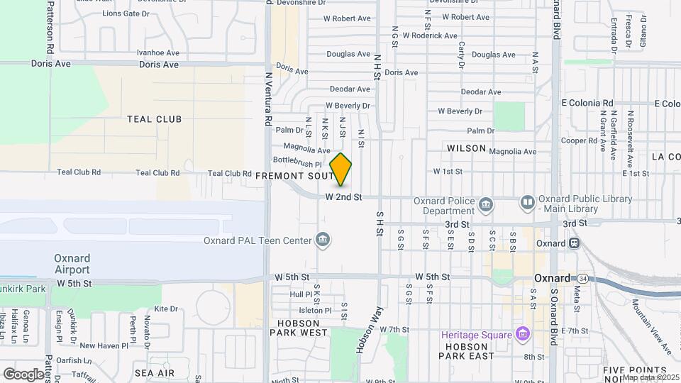 1101 W 2nd St Mapa y Detalles de la Ubicación