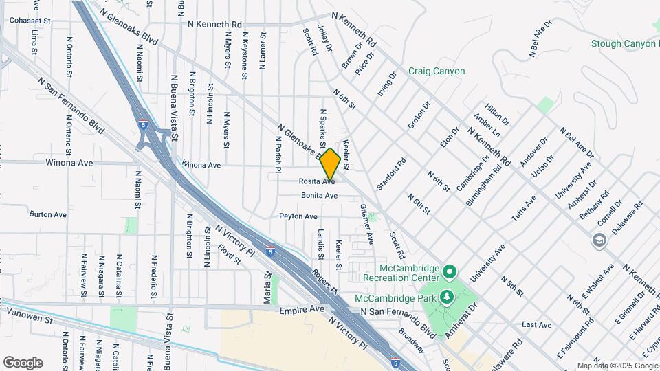 1816 Rosita Ave Map and Location Details