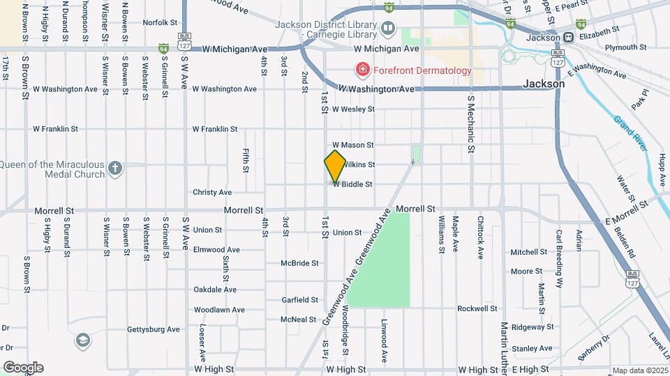 337 W Biddle St Map and Location Details