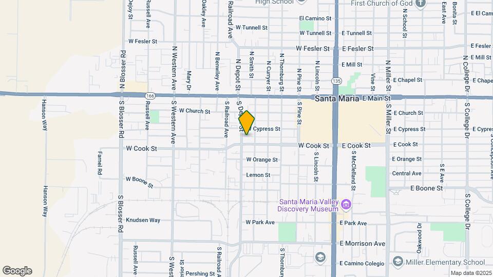 611 W Cook St Map and Location Details