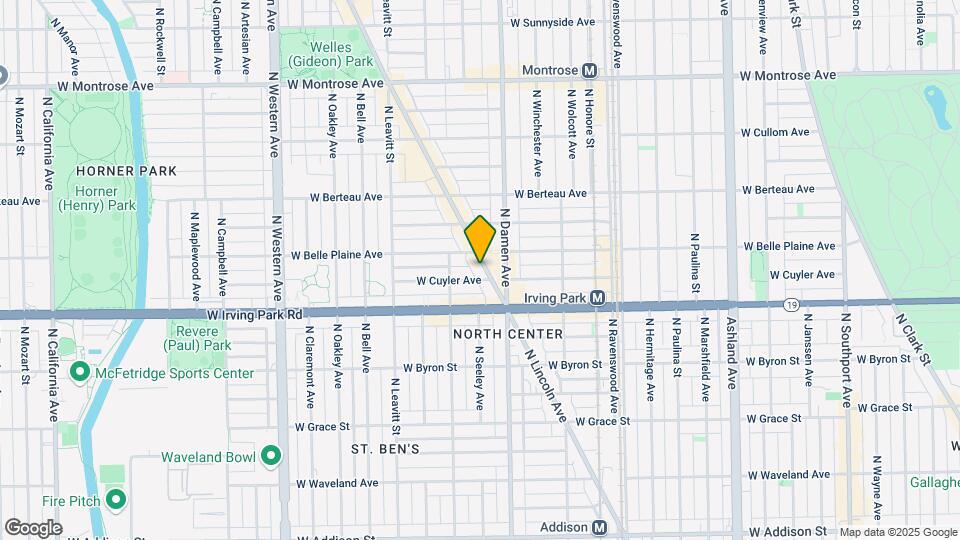 4050 N Lincoln Ave Mapa y Detalles de la Ubicación