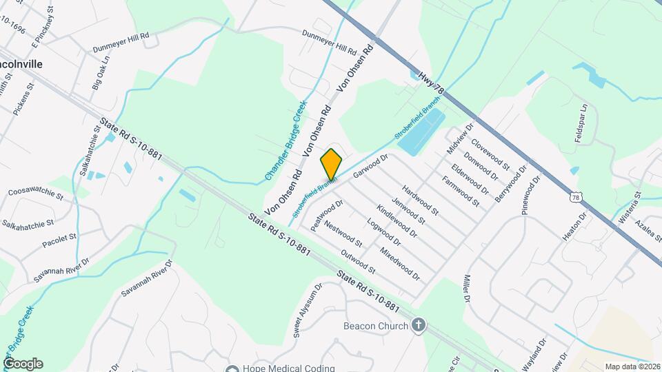 4564 Garwood Dr Map and Location Details