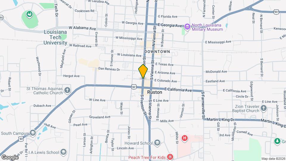 500 S Trenton St Map and Location Details