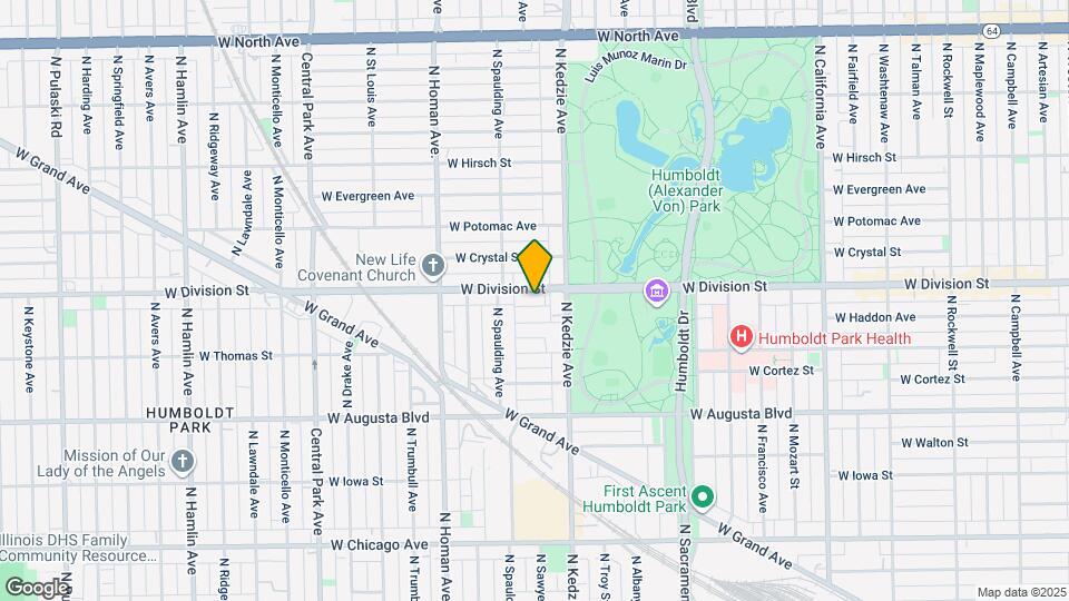 3227 W Division St Map and Location Details