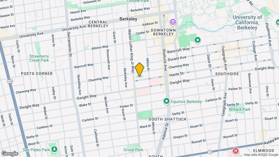1919 Haste St Map and Location Details