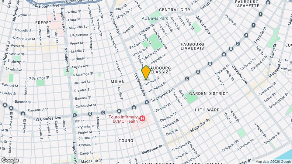 3313 Baronne St Map and Location Details