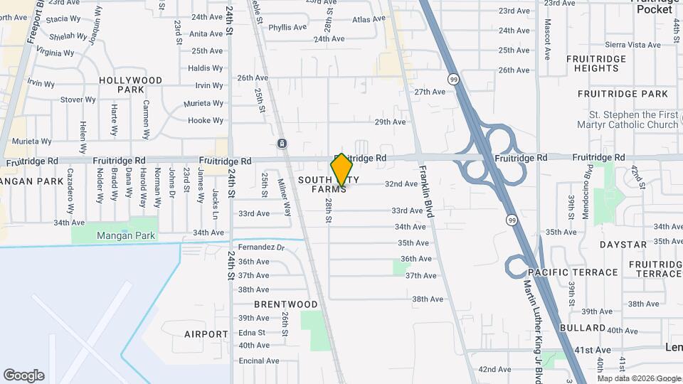 2820 32nd Ave, Unit B Map and Location Details