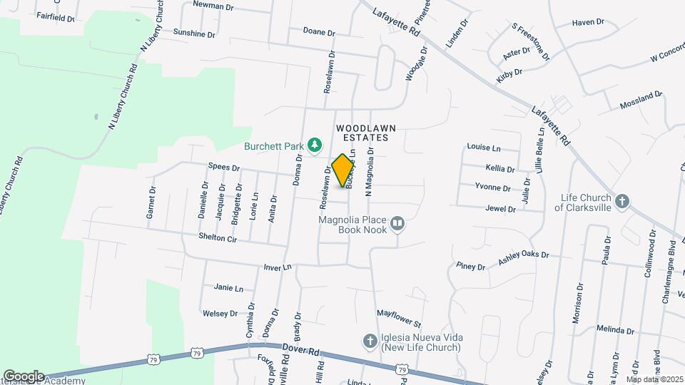 536 Buckeye Ln Map and Location Details