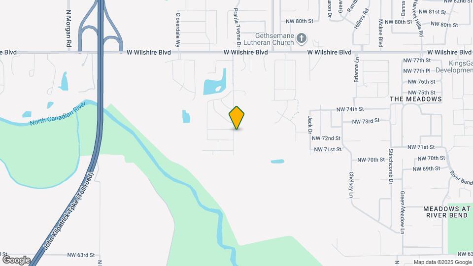 7212 Meadow Lake Dr Mapa y Detalles de la Ubicación