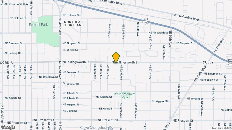 5044 NE Killingsworth St Map and Location Details