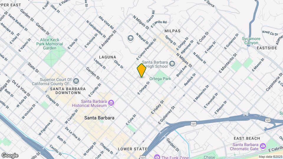 714 Olive St Mapa y Detalles de la Ubicación