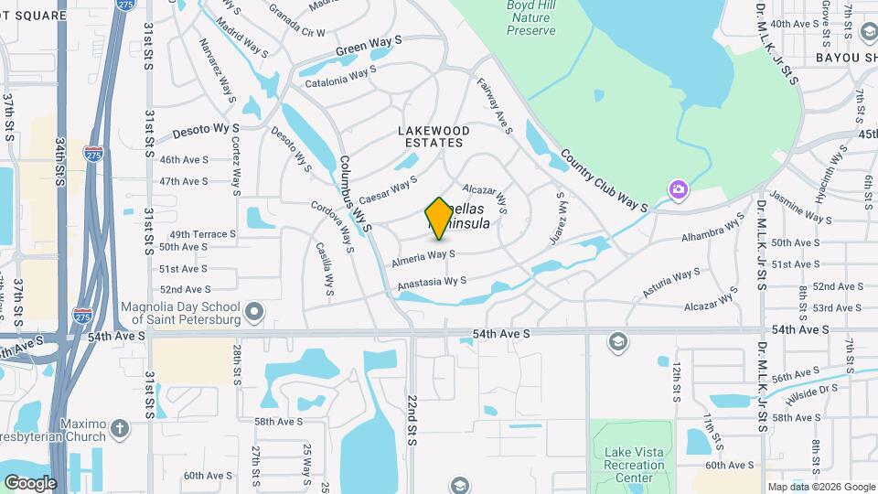 2111 Almeria Way S Map and Location Details